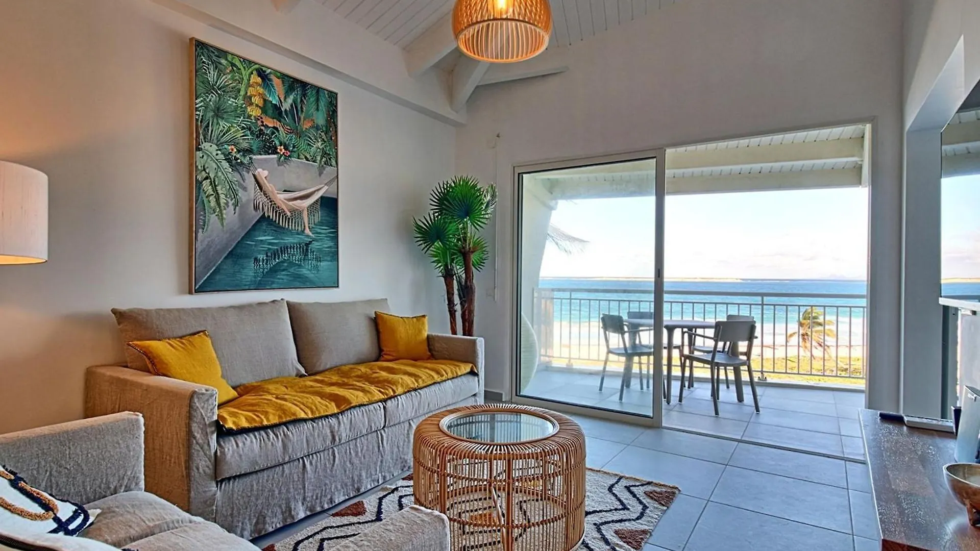 Superbe Duplex Avec Piscine Et Parking A Saint-Martin - Fr-1-734-37 Apartment Cul de Sac