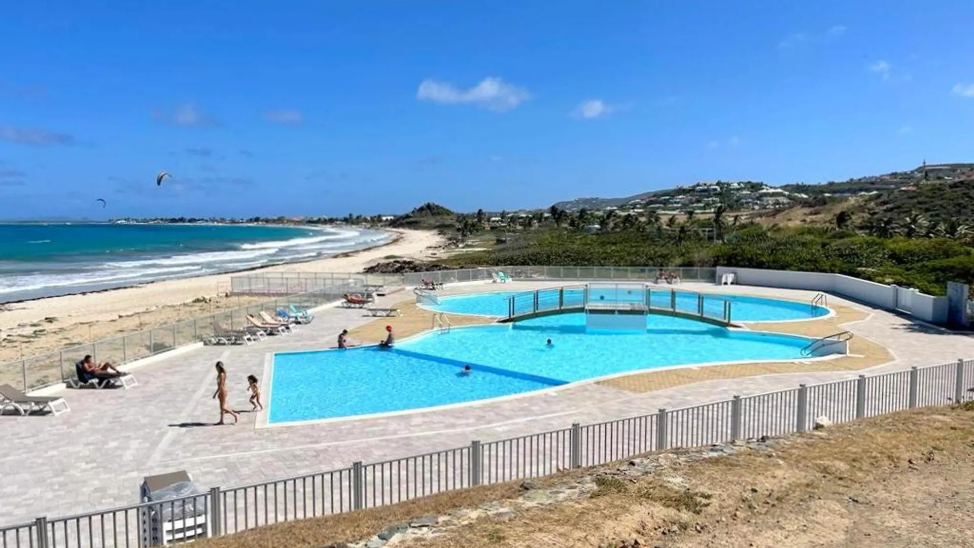 Superbe Duplex Avec Piscine Et Parking A Saint-Martin - Fr-1-734-37 Apartment Cul de Sac Sint Maarten/Saint Martin