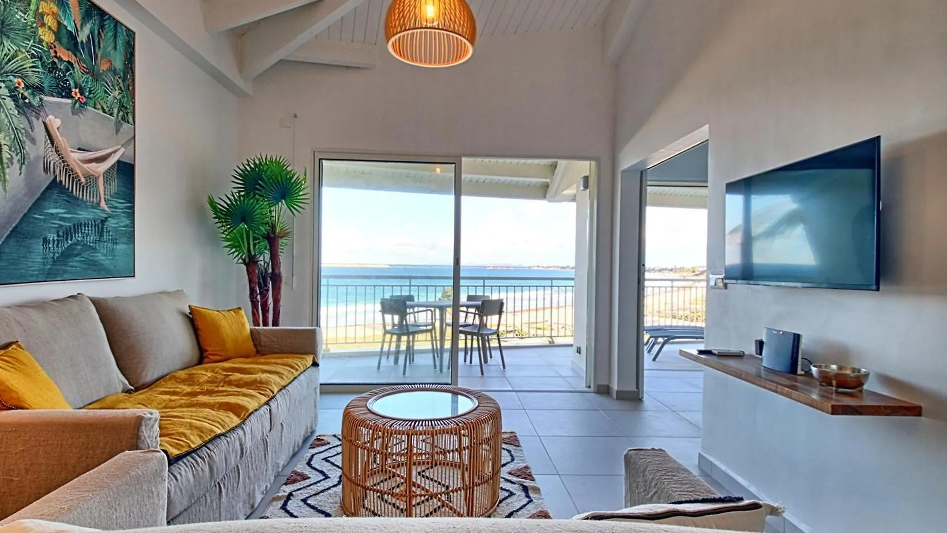 Superbe Duplex Avec Piscine Et Parking A Saint-Martin - Fr-1-734-37 Apartment Cul de Sac